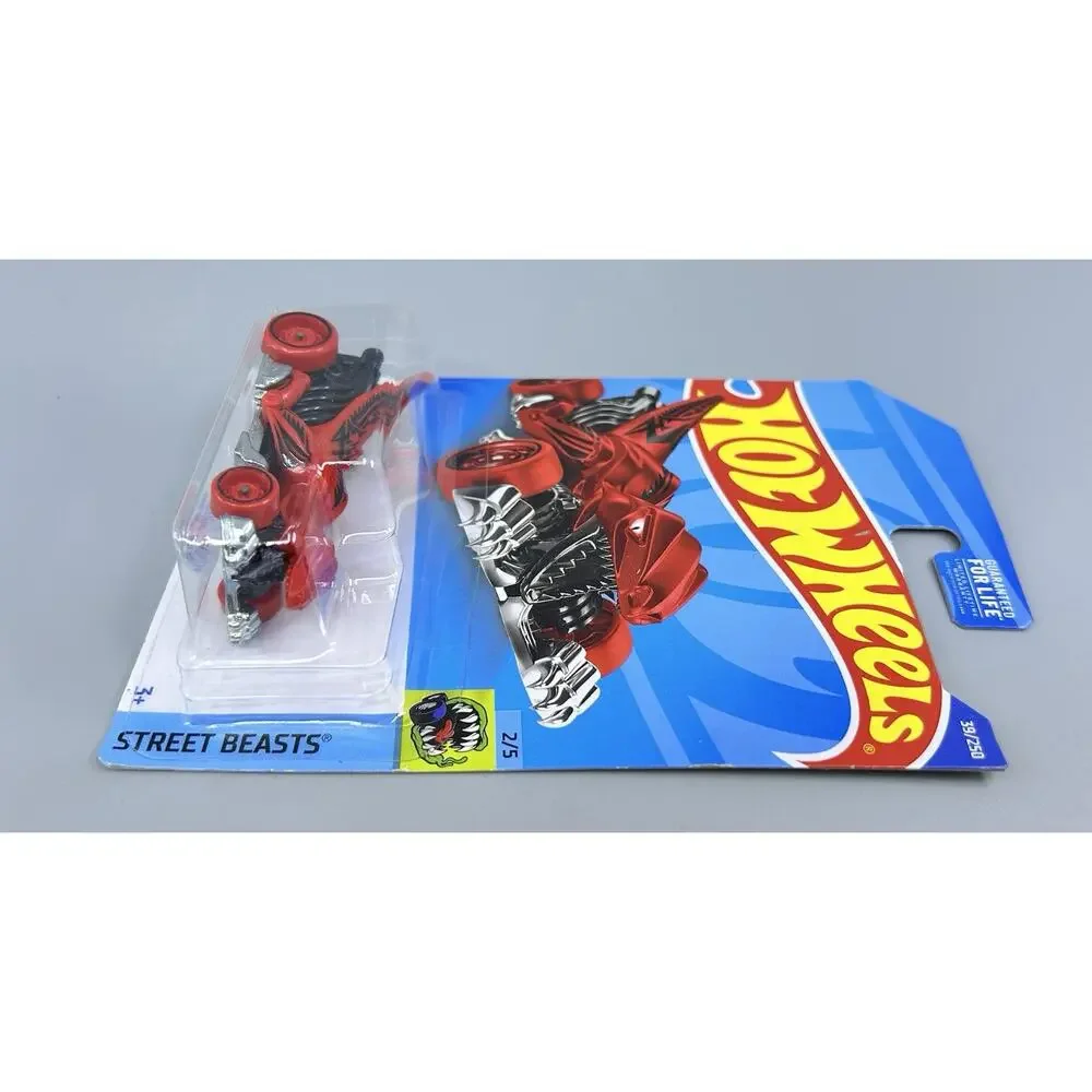 Hot Wheels VELOCI-RACER Red Street Beasts 2/5 Diecast 39/250 Mattel 1:64 NOC